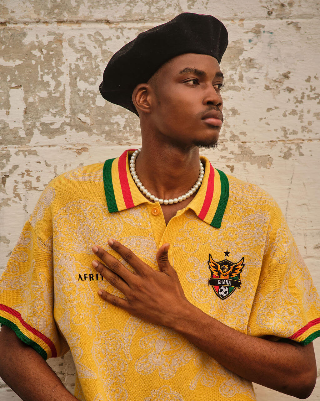 Knit Polo - Afritude - Yellow
