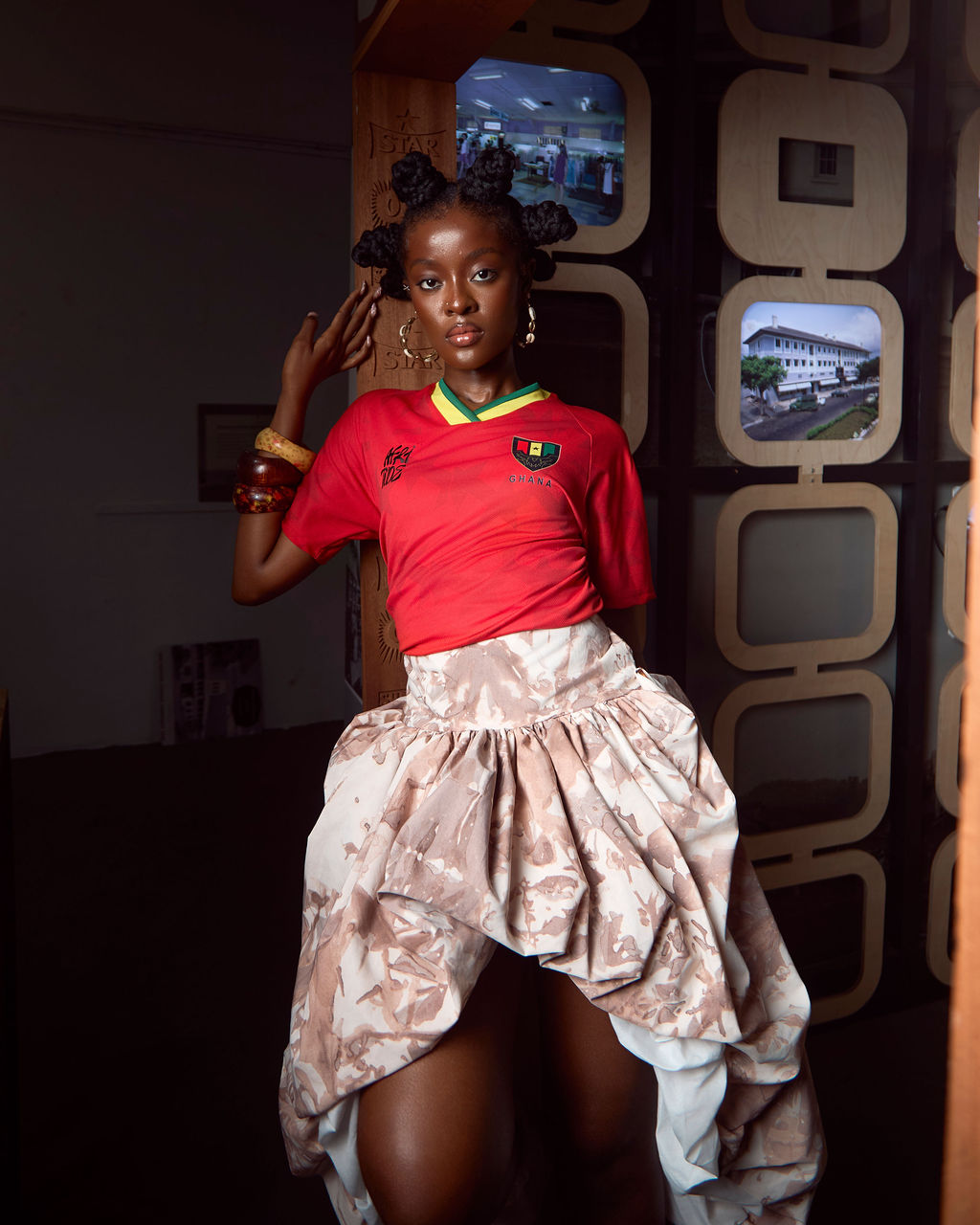 Ghana Black Star Jersey Red— Ghana Edition (Founders Drop)