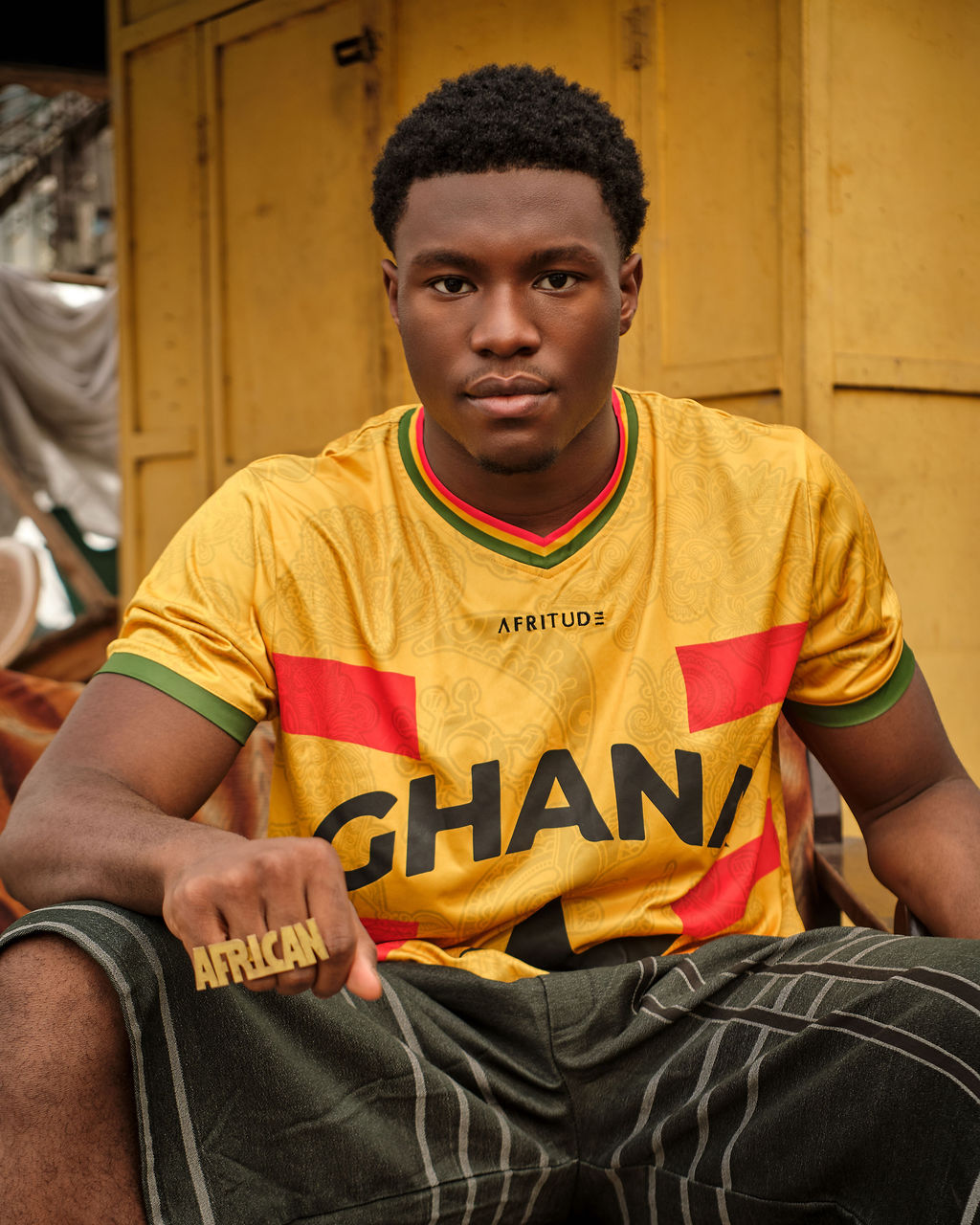 Afritude Ghana Black Star jersey