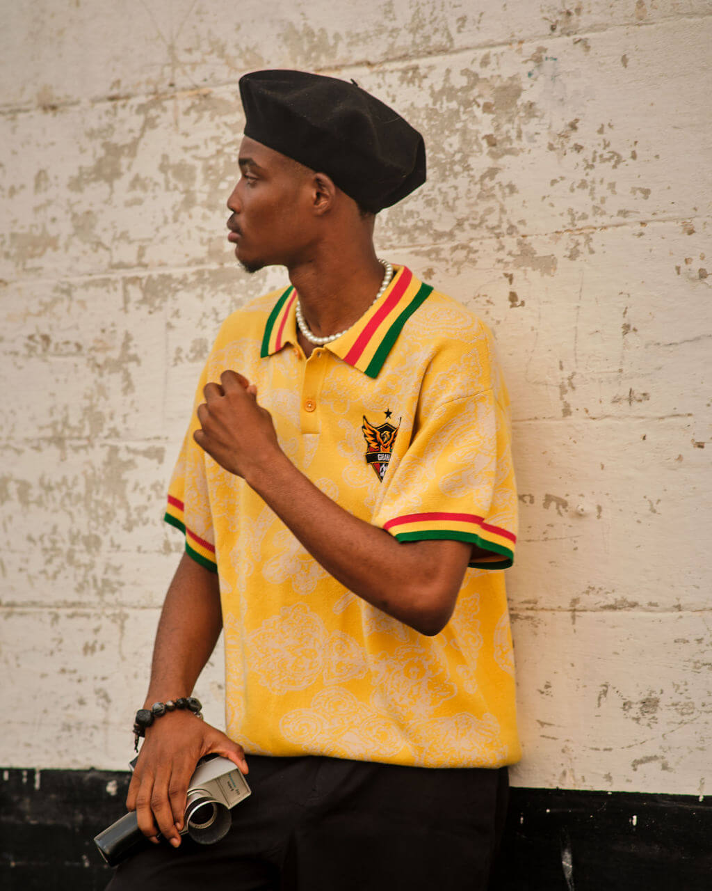 Knit Polo - Afritude - Yellow
