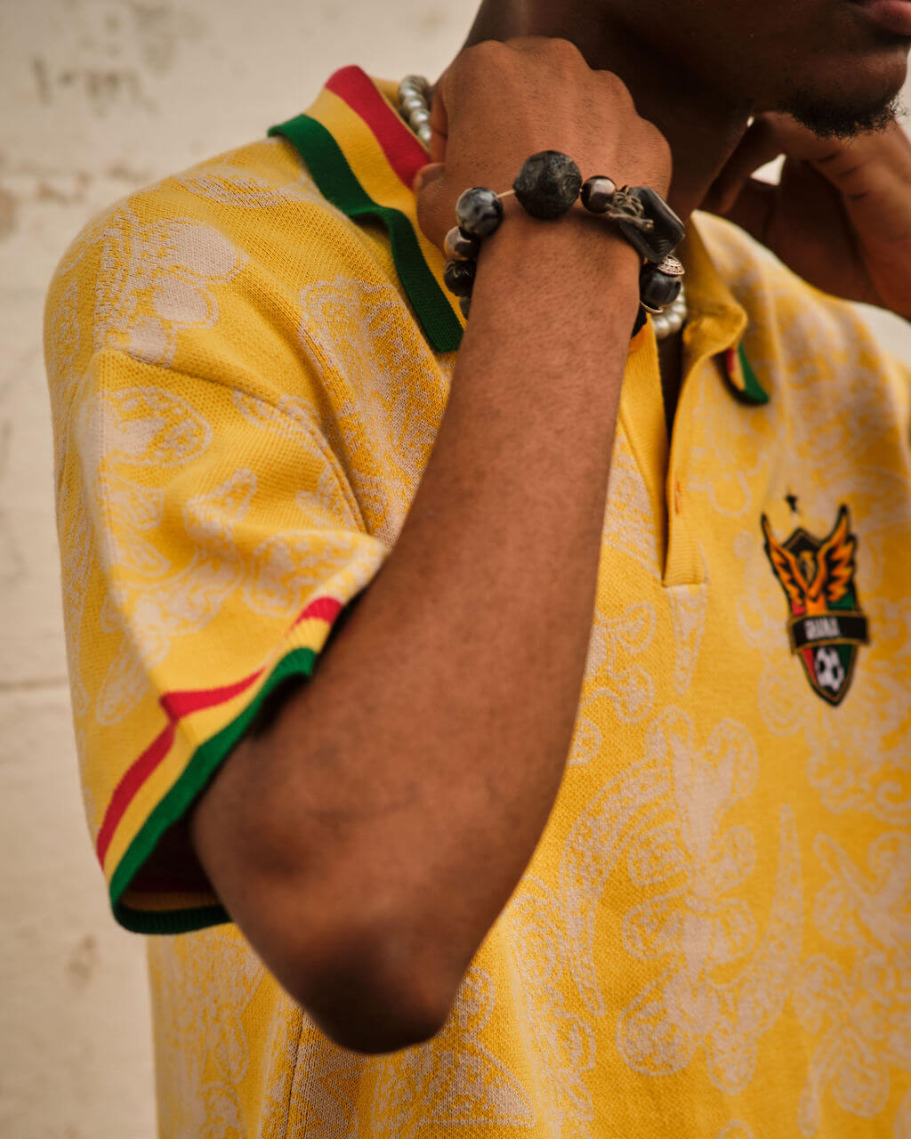 Knit Polo - Afritude - Yellow