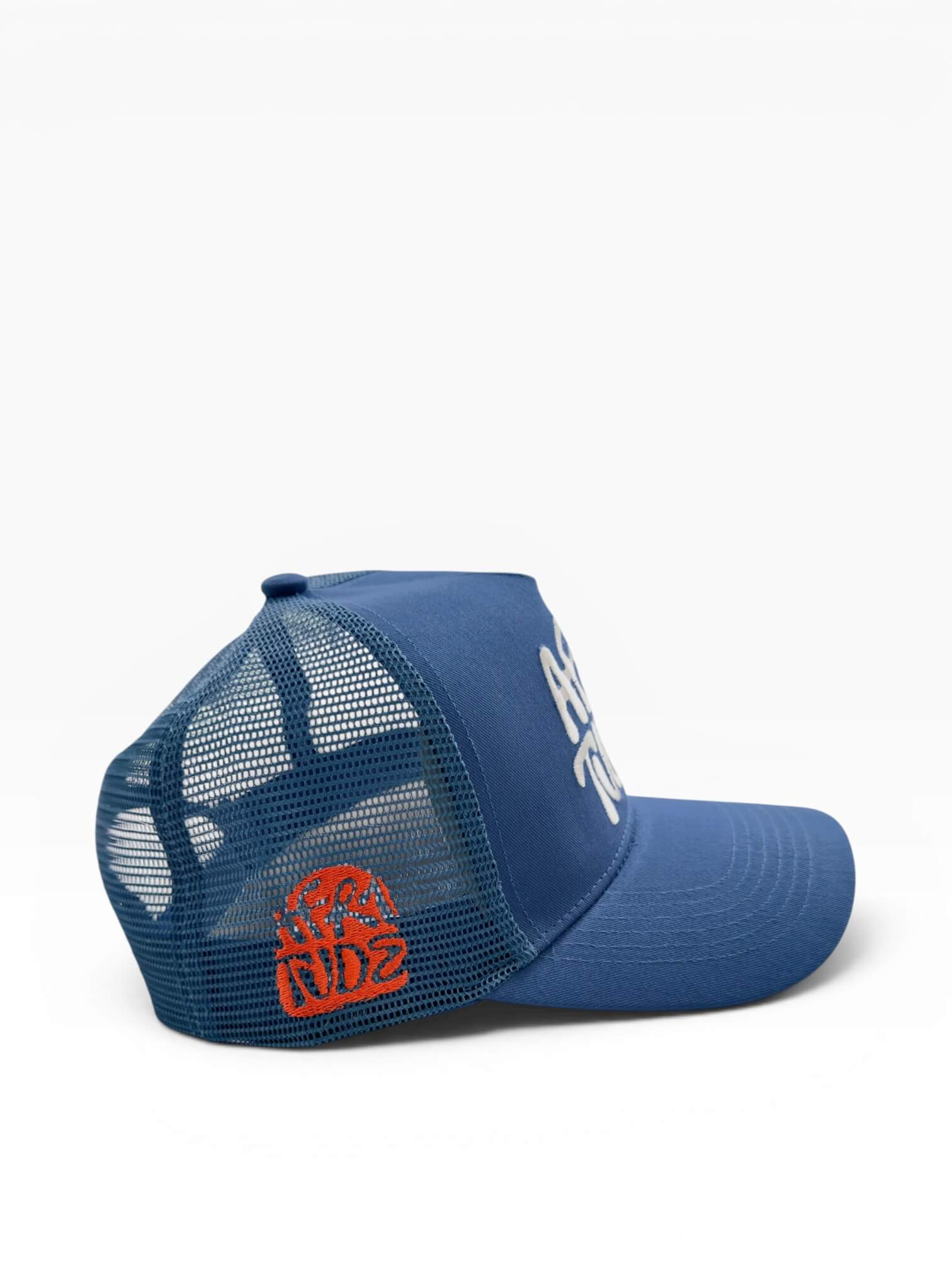 AFRITUDE Signature Trucker Hat - Blue