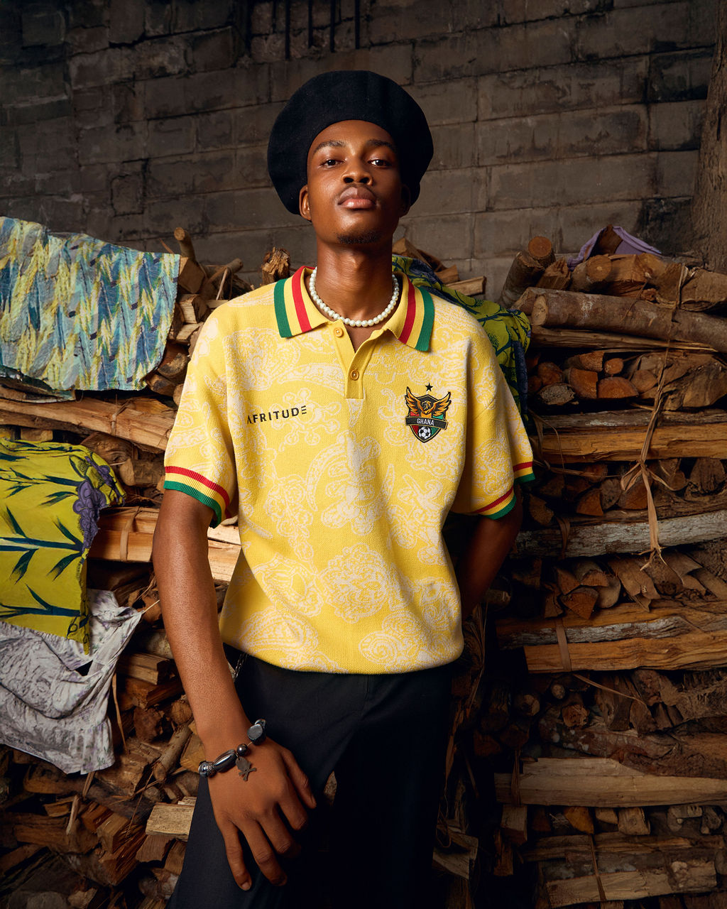 Knit Polo - Afritude - Yellow