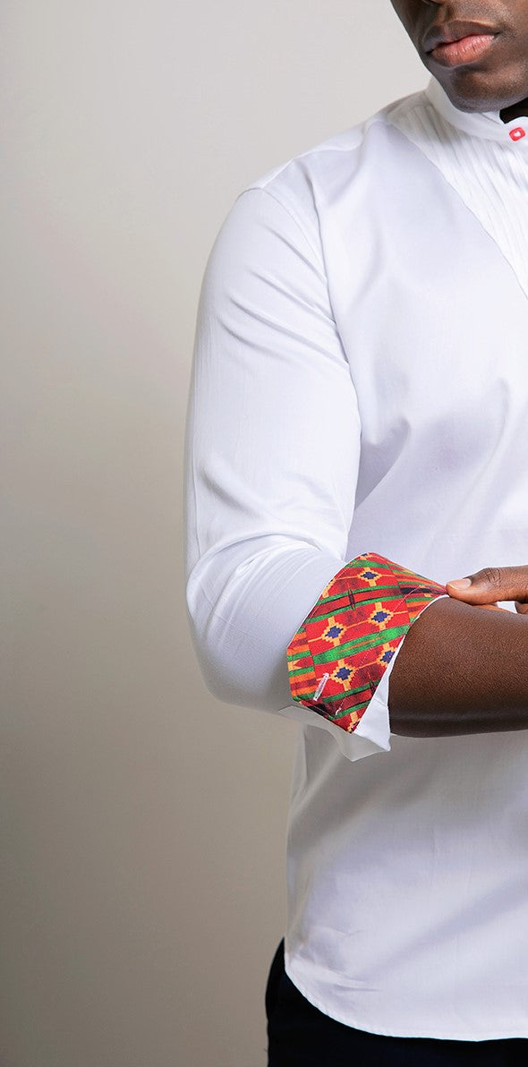 "ESMOQUIN MANDARÍN" - CAMISA